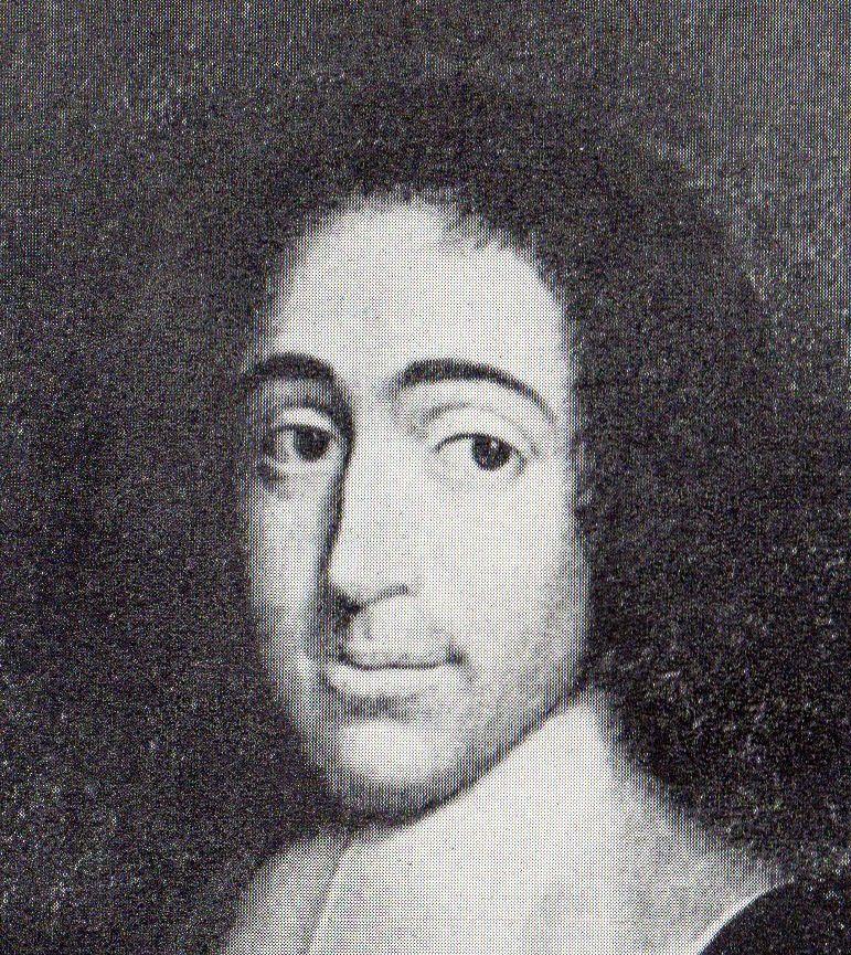 Spinoza, Détail d'un portrait anonyme, Bibliotheca Rosenthaliana, Amsterdam, reproduit p.129, Seghers n° 6 par Robert Misrahi, 1966.