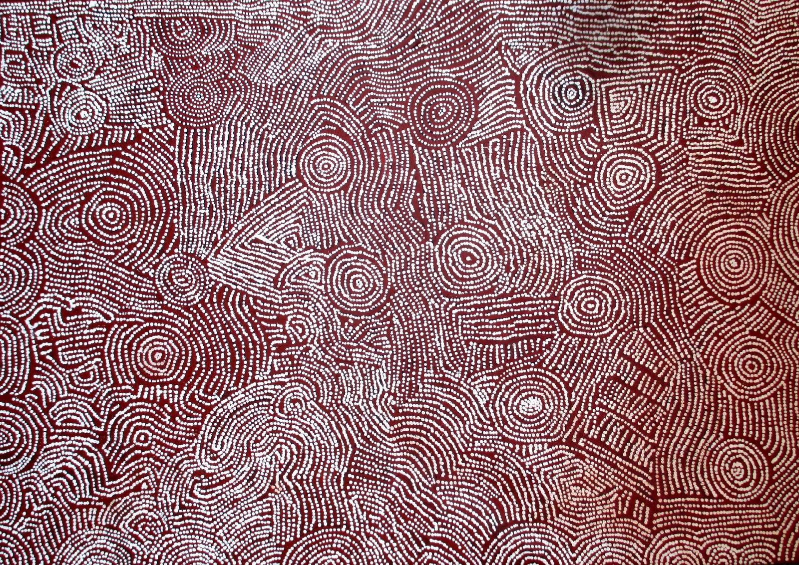 Maisie Campbell Napaljarri, actuellement visible à Paris