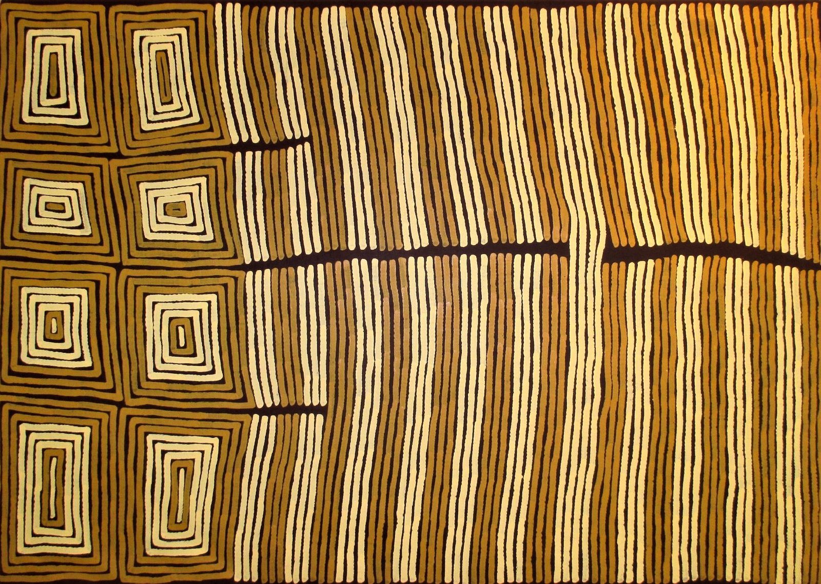Ronnie Tjampijinpa, peinture aborigène