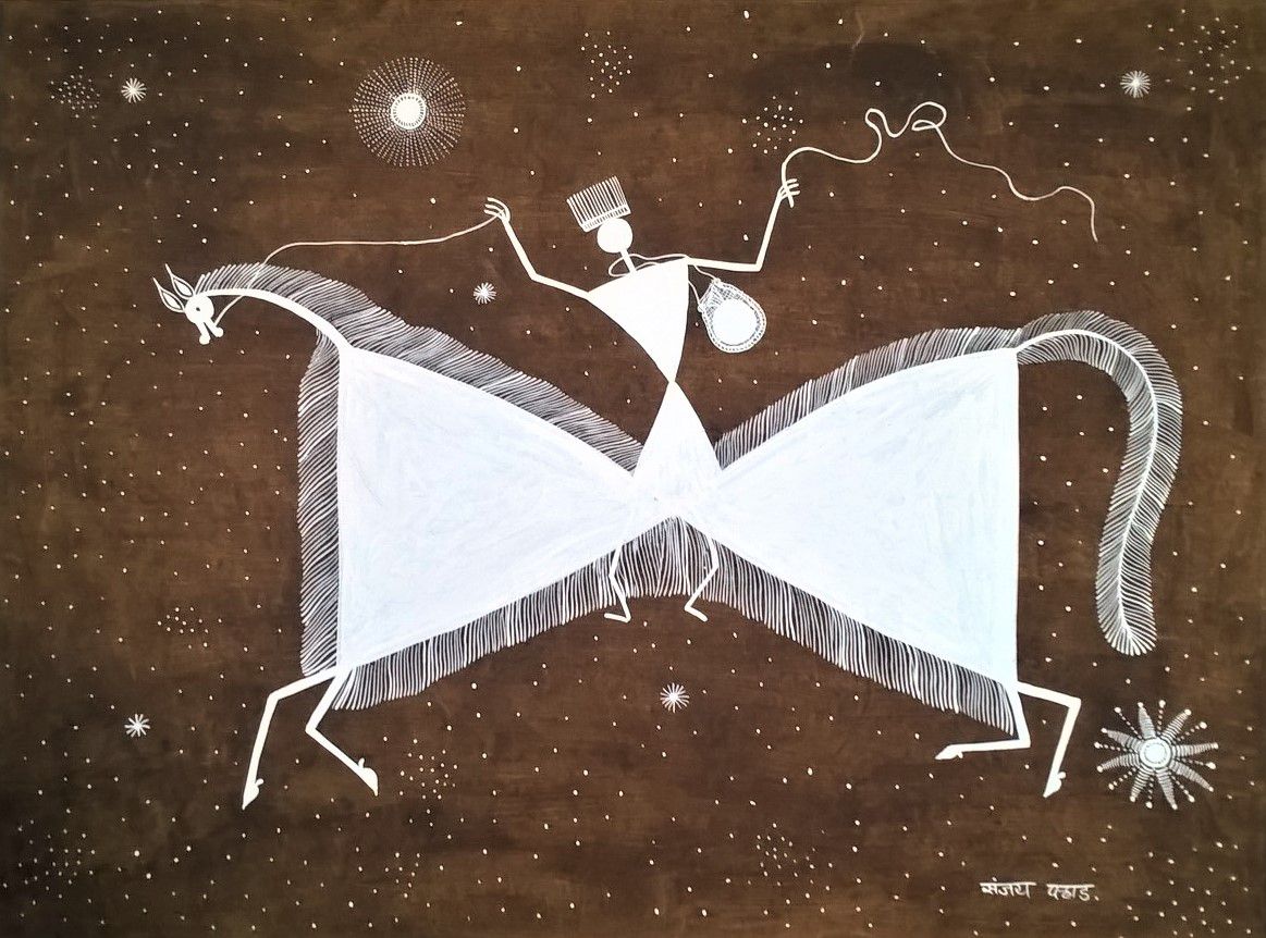 Strasbourg, septembre 2020, art tribal indien, Warli, Le Ciarus