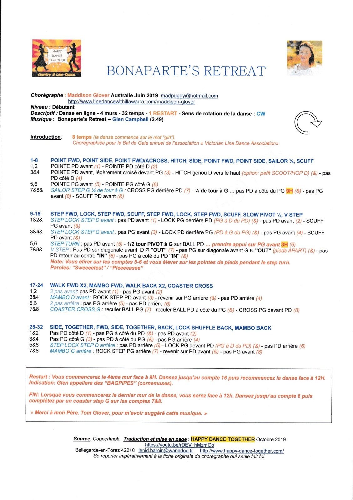 BONAPARTE'S RETREAT Cadance