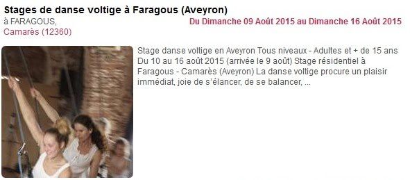 Briols, Montlaur, 12400, Sud Aveyron, Faragous stages, danse