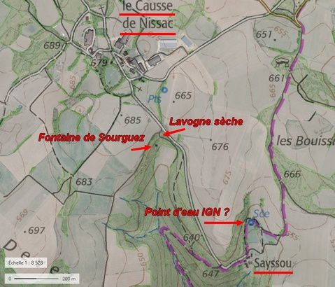 Causse de Nissac, Versols et Lapeyre, 12400, Aveyron hameau plateau avant causses fontaine Sourguez