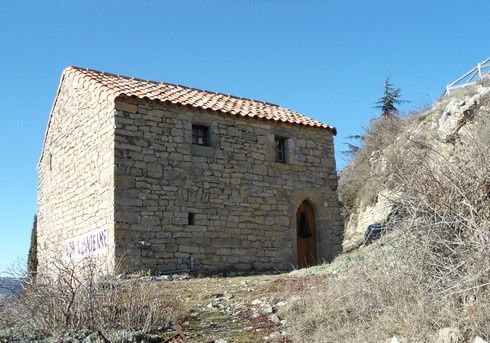 Luzençon Saint Georges chapelle Saint Martial antenne romane 1939 village 12100