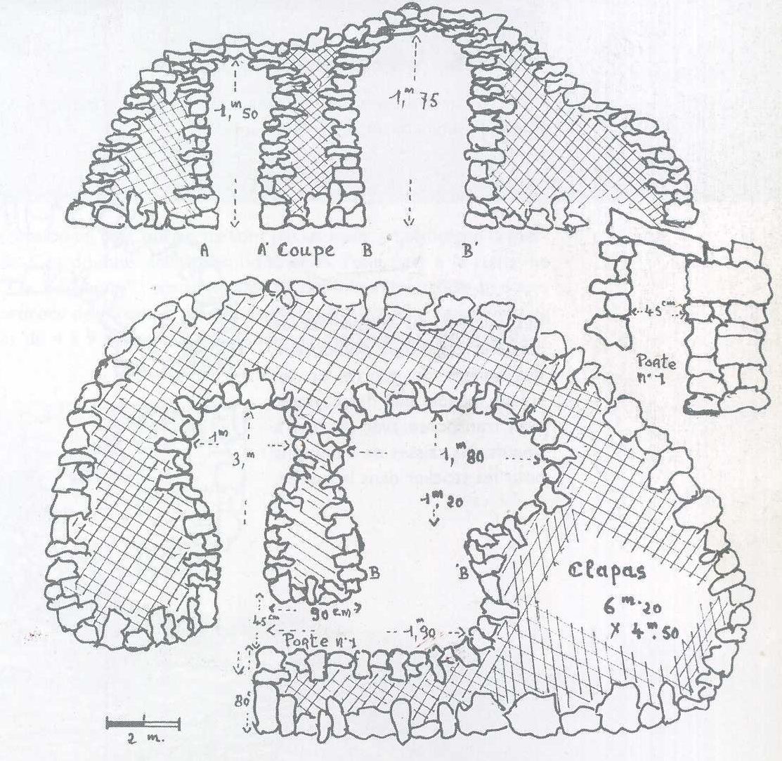 Les caselles de Saint Jean d’Alcas sont situées au-dessus du village, sur le plateau des « Bouissières », à plus de 600 m d’altitude. Quelques champs cultivés, beaucoup de pâtures, des chemins bordés de végétation, pas trop de dénivelés,