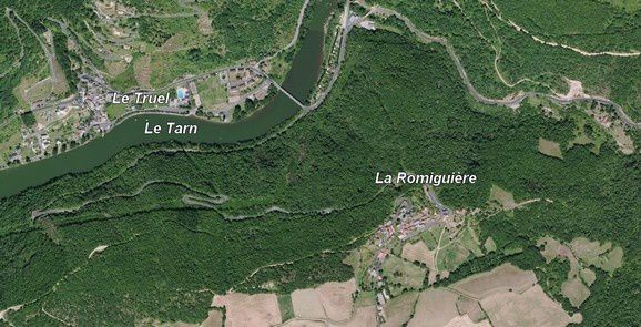 Le passage du Tarn au niveau de la Romiguière était le plus important vers 1192.