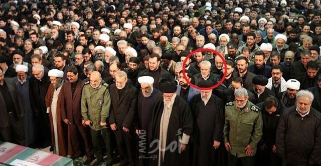 Le chef du Hamas a été exclu du premier rang aux funérailles de Soleimani