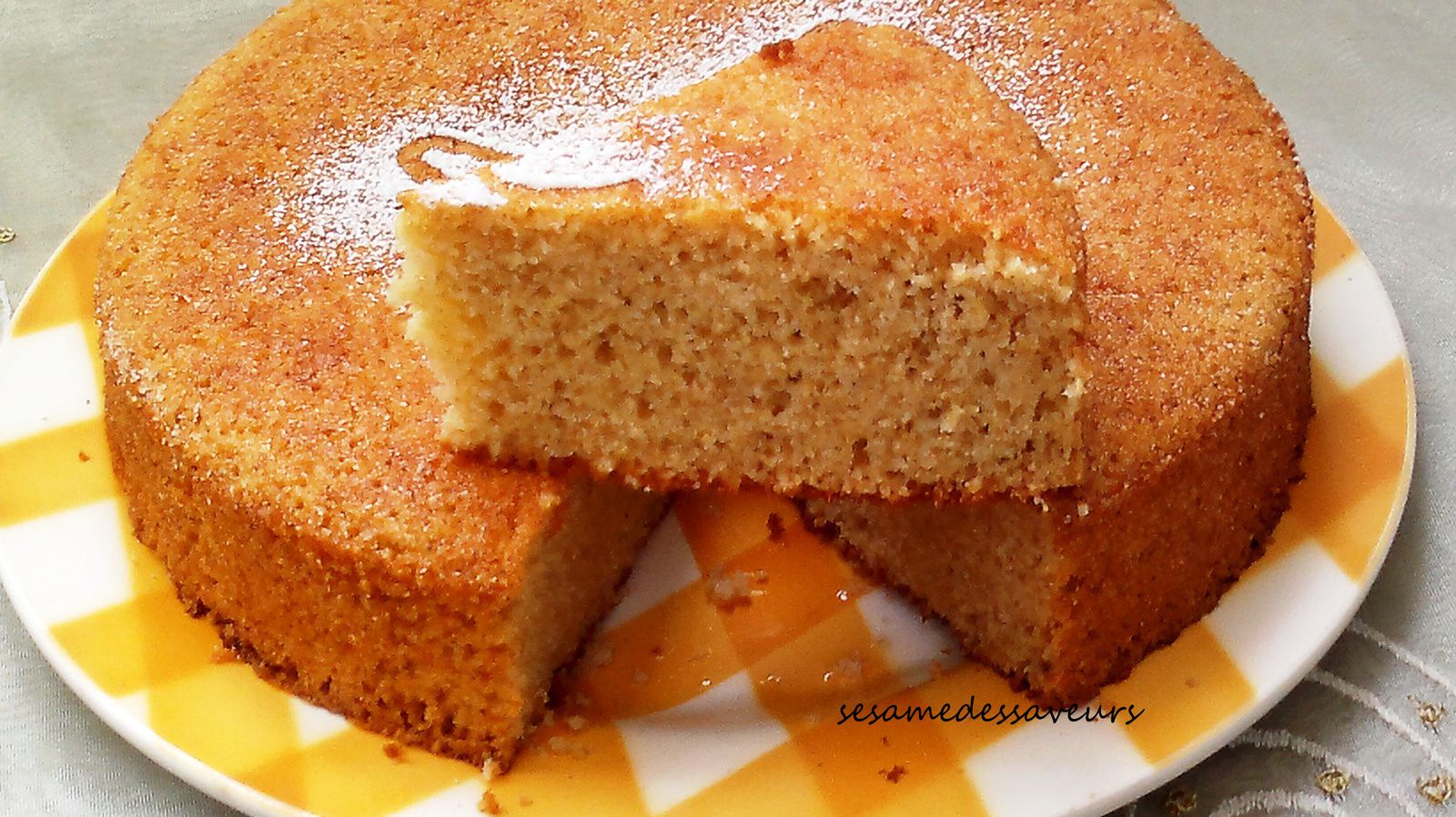 Gâteau à la farine complète de blé - Le Sésame Des Saveurs