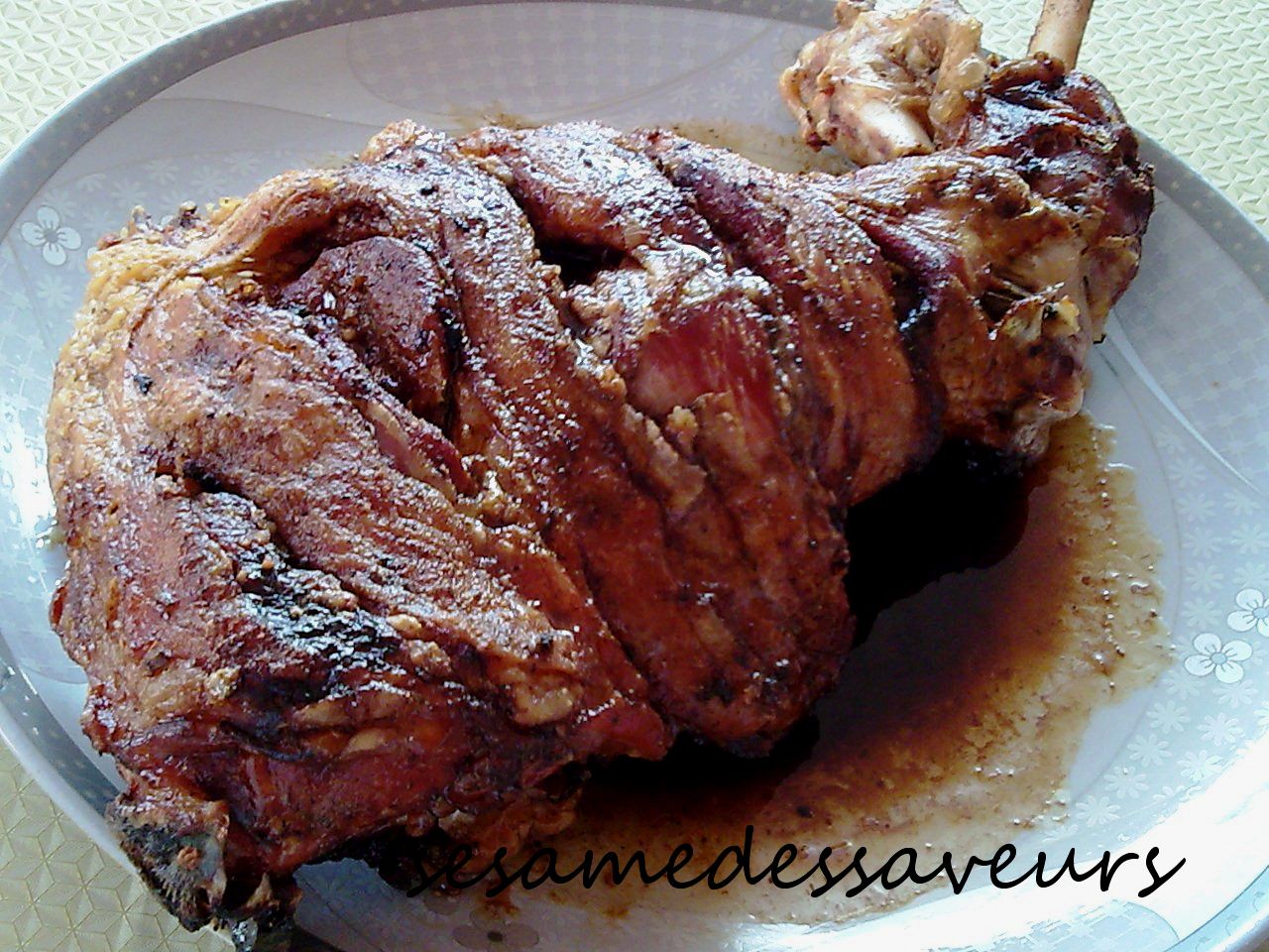 Gigot de mouton rôti - Le Sésame Des Saveurs