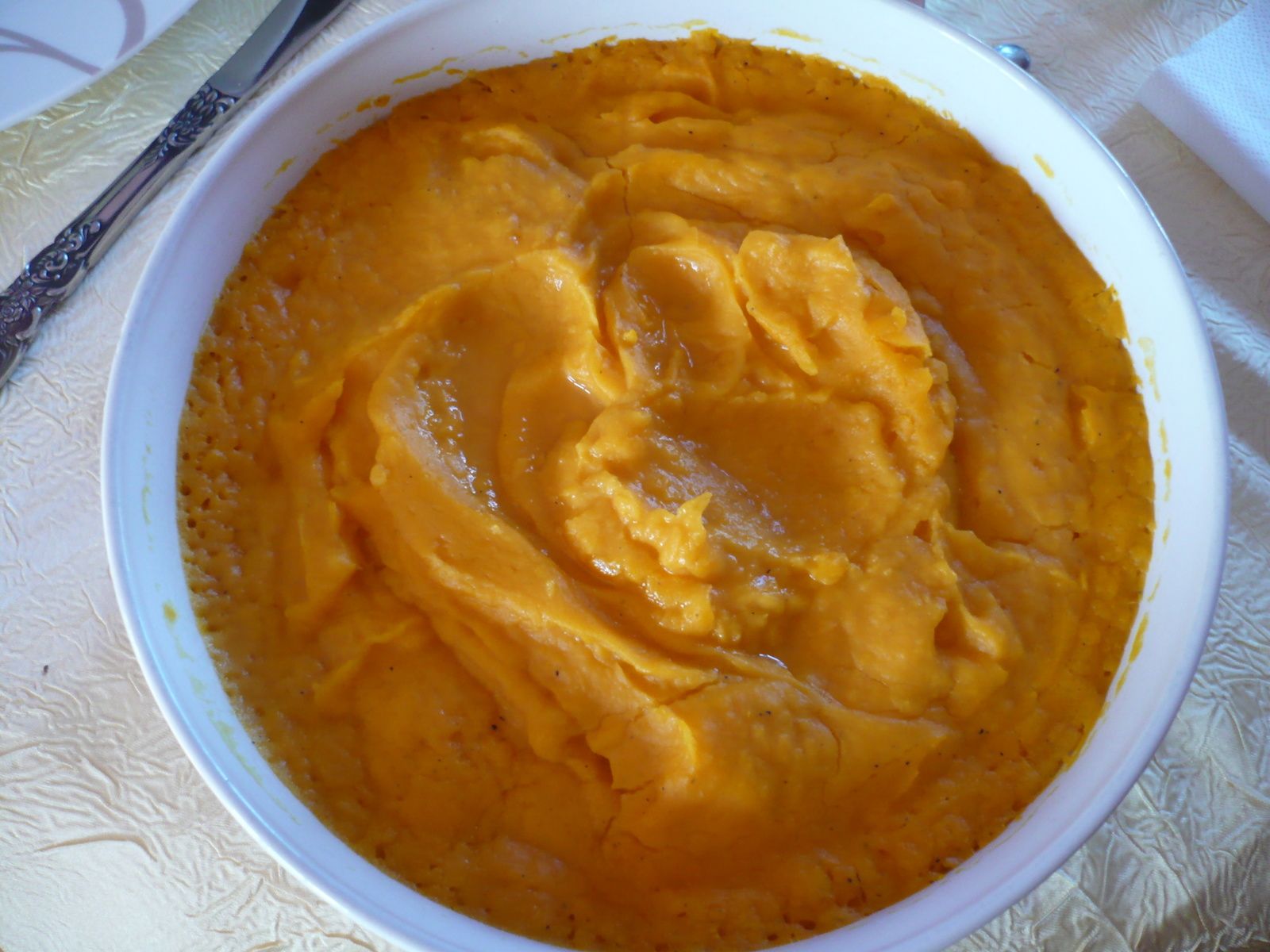purée de butternut : un délice
