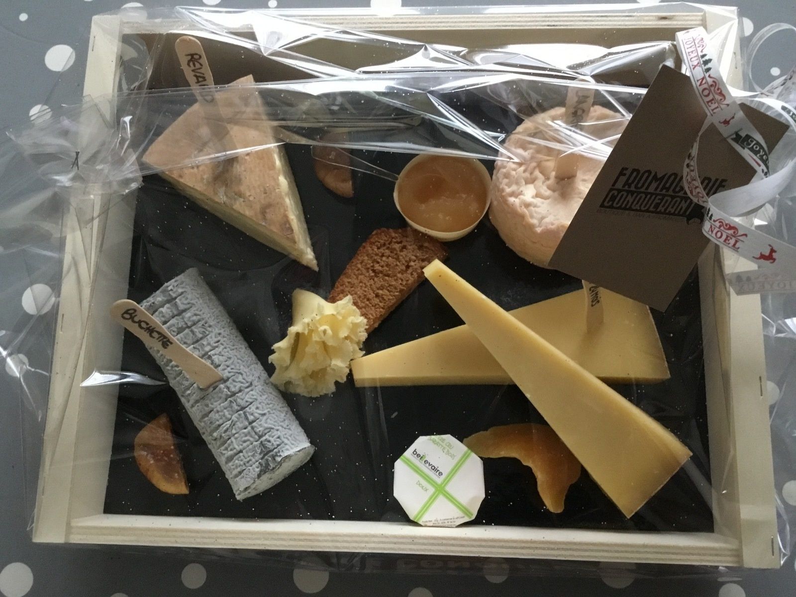 Magnifique plateau de fromages "William" Fromagerie Le Conquérant"