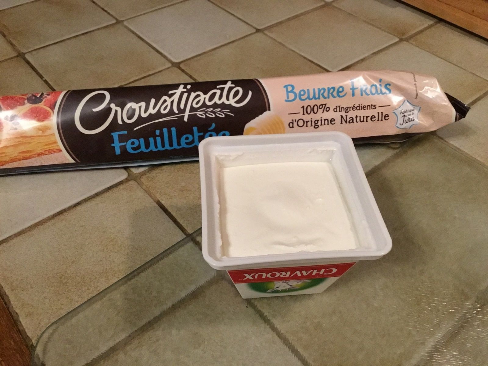 pâte feuilletée Croustipâte et chèvre frais pyramide Chavroux