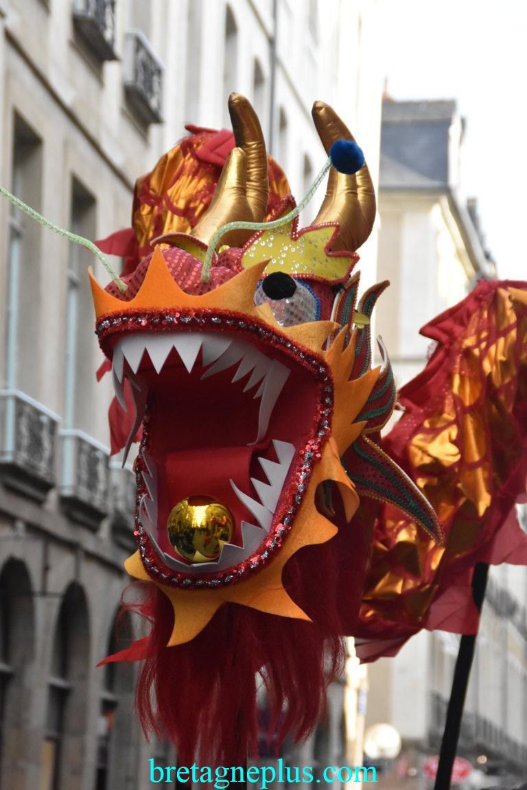 Défilé du nouvel an chinois Rennes 2019