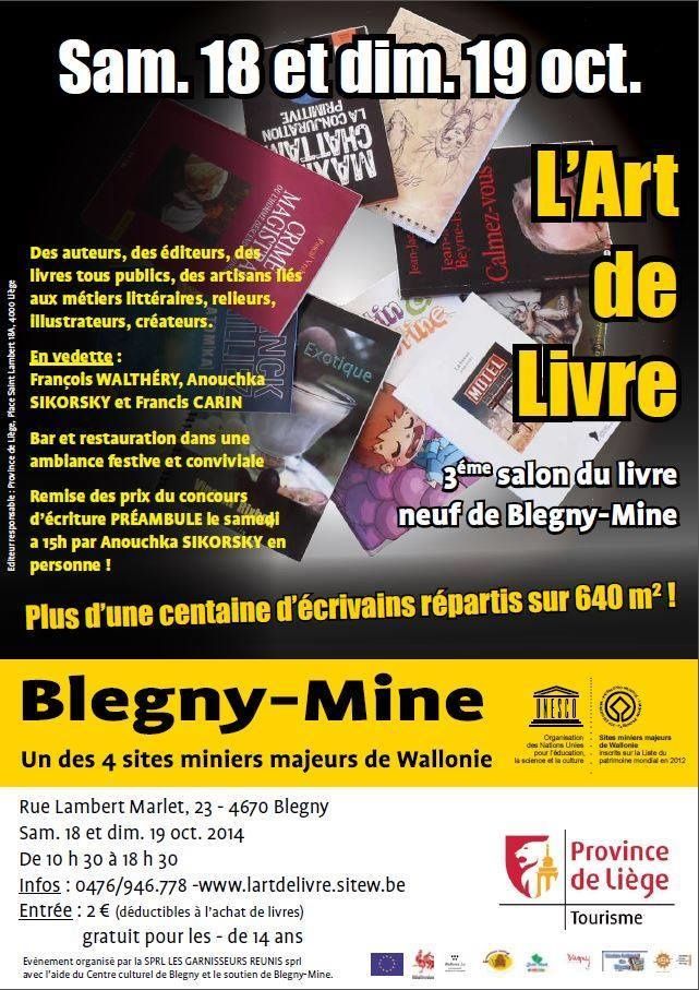 Salon du livre de Blégny-Mine.