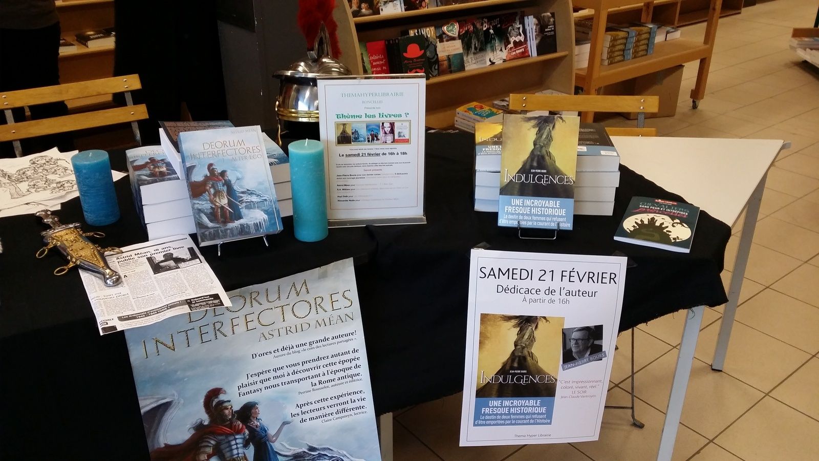 Séance de dédicace Thema Hyperlibrairie : compte-rendu (photos + vidéo)