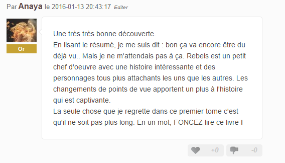 Rebels : les premiers avis !