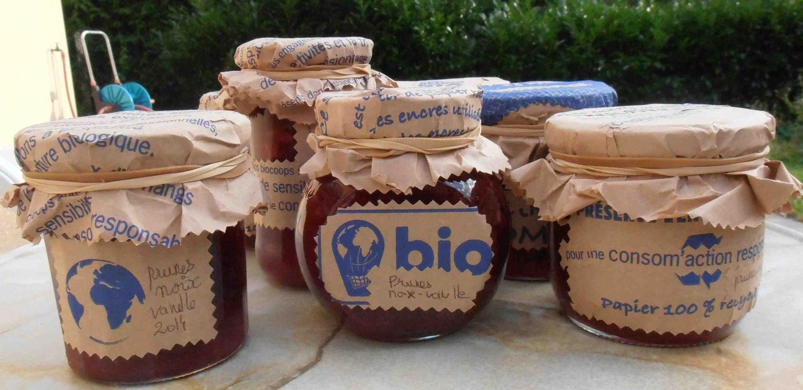 Des étiquettes à confiture économiques 