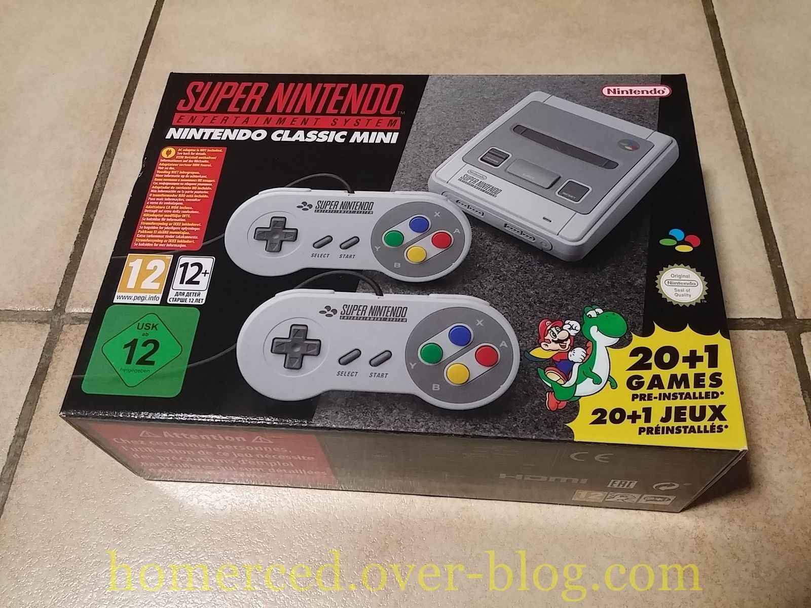 Unboxing) SNES Classic Mini de Nintendo - Le blog d'homerced