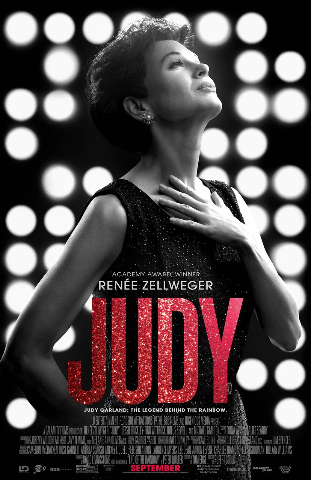 Film Judy, cinéma, chronique, avis, blog, Renée Zellweger, Ruper Goold, Oscar 2020, biopic, Judy Garland