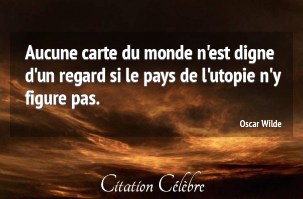 Oscar Wilde, la carte de l’Afrique est vraiment digne d’un regard
