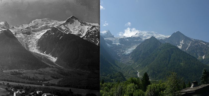 Mont Blanc…Mais non il n’y a aucun réchauffement…même les neiges d’antan ne peuvent aider ceux/celles qui ne VEULENT RIEN SAVOIR… !!