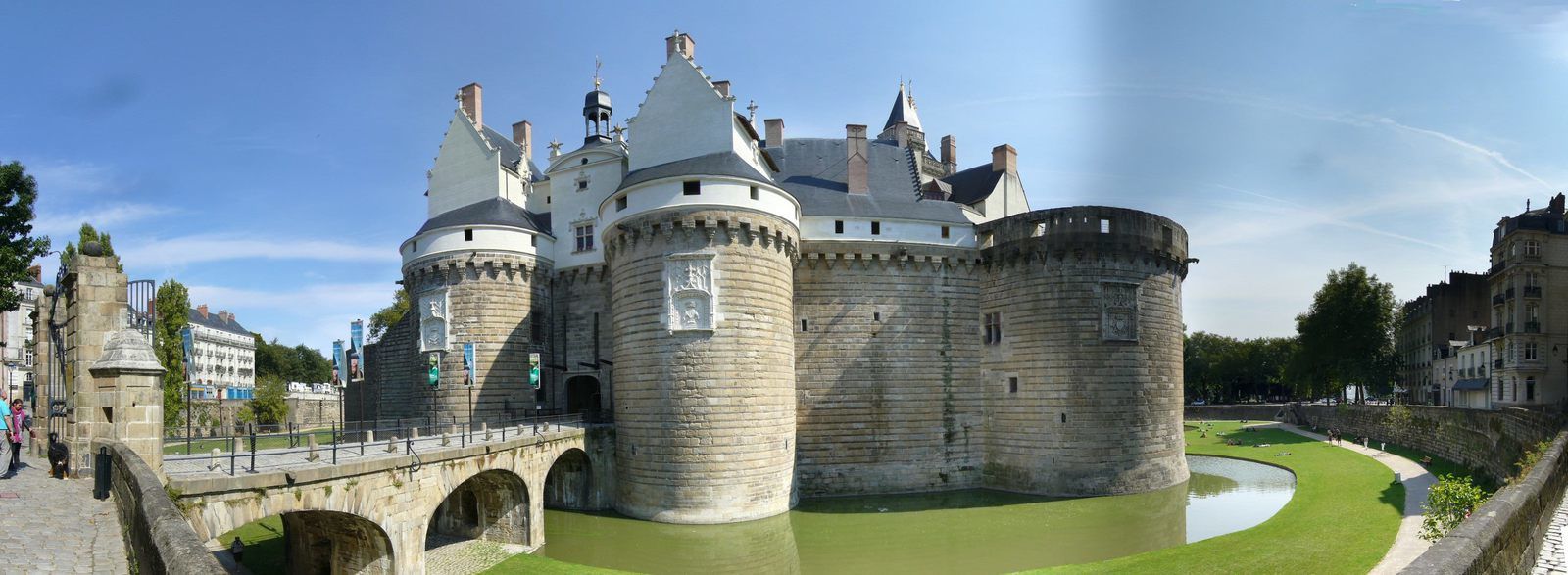 Le château de Nantes, l'une des résidences principales des ducs de Bretagne