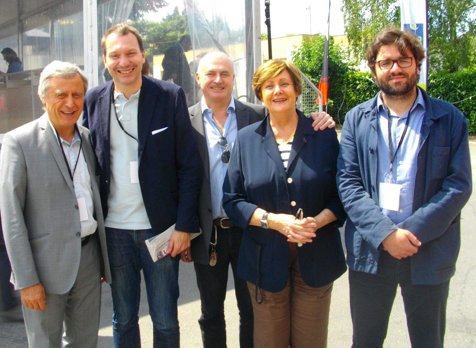 Angelo Giordano (GE), David Cormand (EELV), Yannick Le Moing (GE), France Gamerre (GE), Jonathan Sorel (EELV)