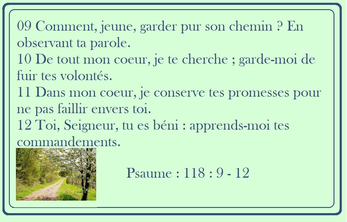 Parole du Seigneur notre D.ieu du jour - Le blog de mim-nanou75.over-blog.com