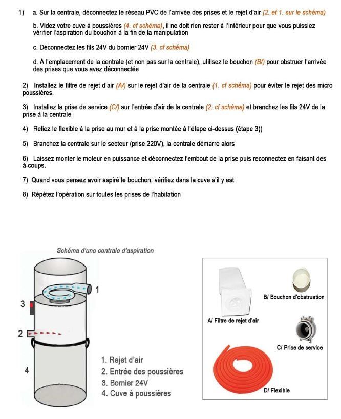 débouchage aspirateur centralisé
