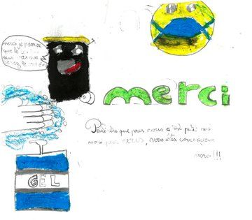 Petits ou grands, vous êtes nombreux à déposer de petites attentions aux agents de collecte.  Merci à vous pour ces messages de soutien, au quotidien.