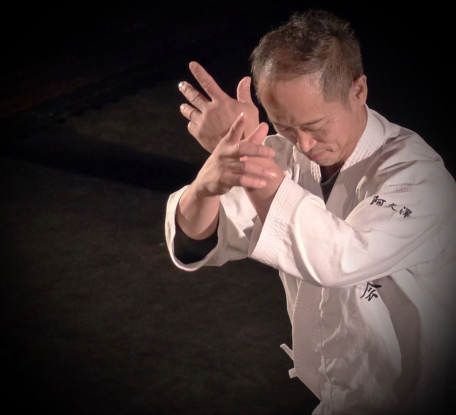 Akuzawa sensei  lors de la NAMT 2018 (Photographie : Aïki-kohaï)