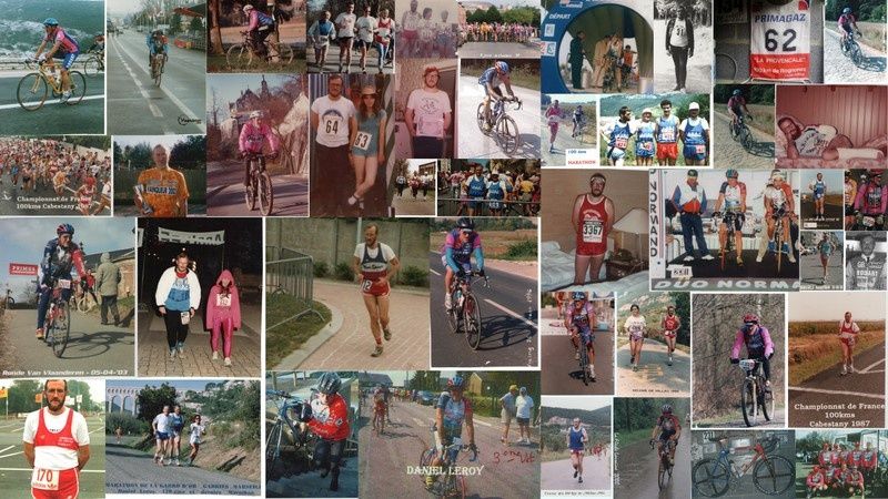 Une vie de sports , (la mienne) Debut La Marche: en 1973 ( 20 km dans ma commune sur un pari ) puis 3 semaines apres Championnat Europe Marche a Pespinster 50 km, tout cela en n'ayant fait aucun sport avant, pui passé sur les longues distances 100 km, 24H etc fondateur du club Spiridon IAUBF, & passage a la courses a pied ( terminé 120 x Marathons (avec 42km de Berlin, Paris, Bruxelles, Albi, etc), 40x 100 km (avec Millau, Belves, Montlucon, plusieurs Championnat de France) 24 H de Biarritz, Gap, Jabbeke Suite a un accident sportif en 1984 ( renversé par un chauffard 42 km au Canada  Chicoutimi)  passé peu a peu au VTT( 3x Paris-Roubaix) & Cyclosportives Masters surtout en France avec 8 ans au Velo Club La Pomme MARSEILLE ( + de 106.500 km a pied & 120.000 km Velo   Maintenant, suite probl