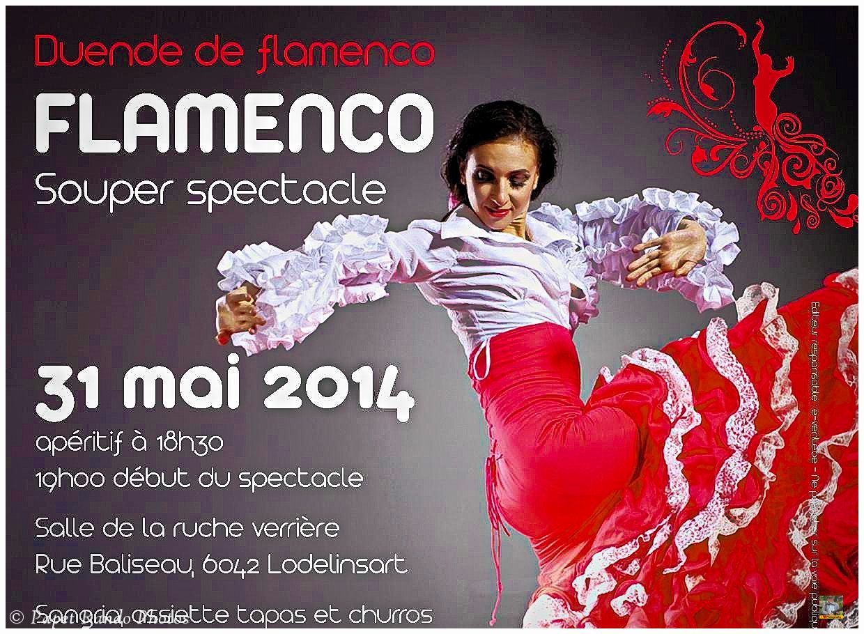 Groupe de Flamenco, ( photos lors de leur souper Spectacle dans la belle salle de la Ruche Verriere Lodelinsart ( vraiment une bells soirée)