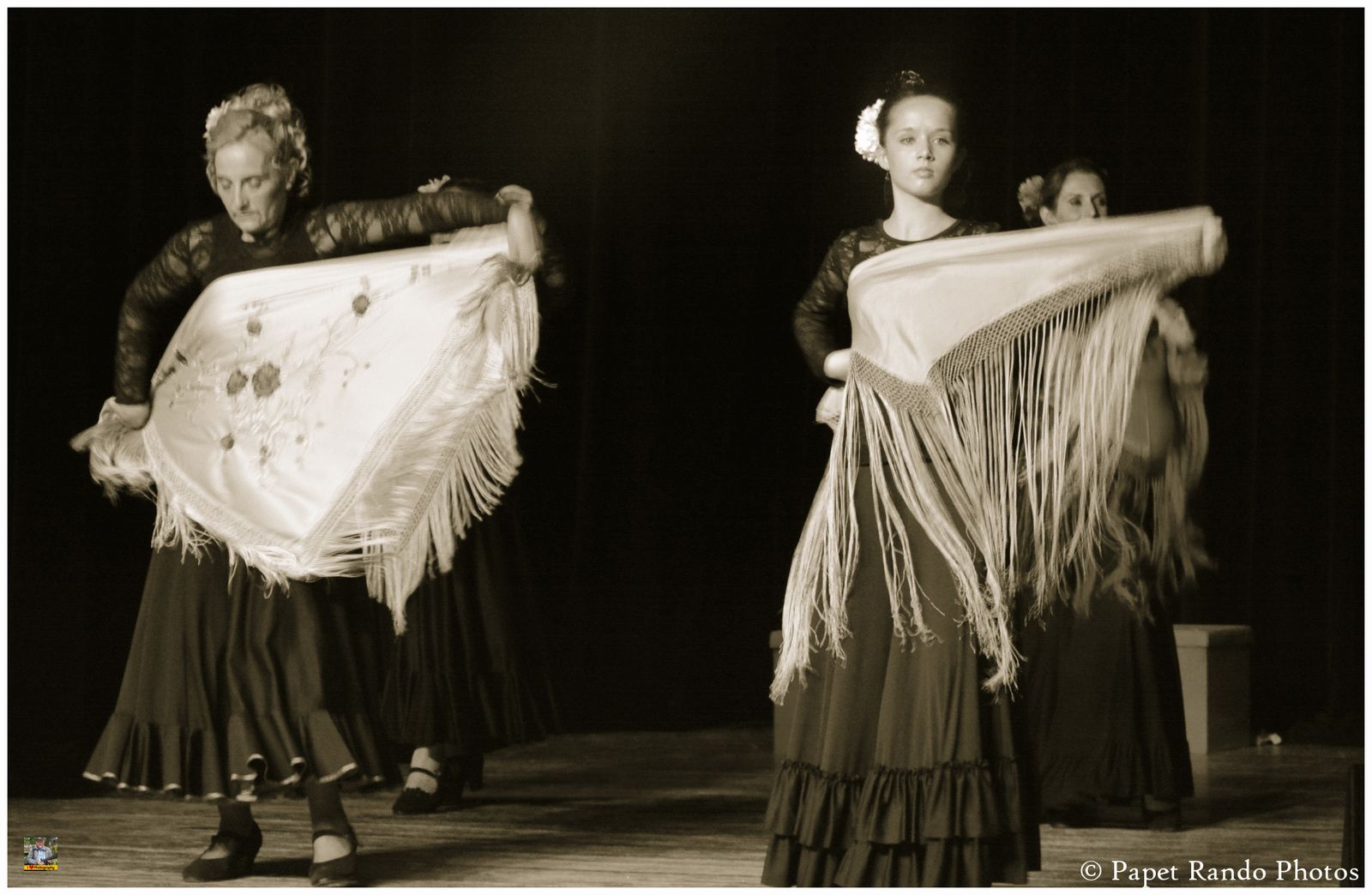 Groupe de Flamenco, ( photos lors de leur souper Spectacle dans la belle salle de la Ruche Verriere Lodelinsart ( vraiment une bells soirée)