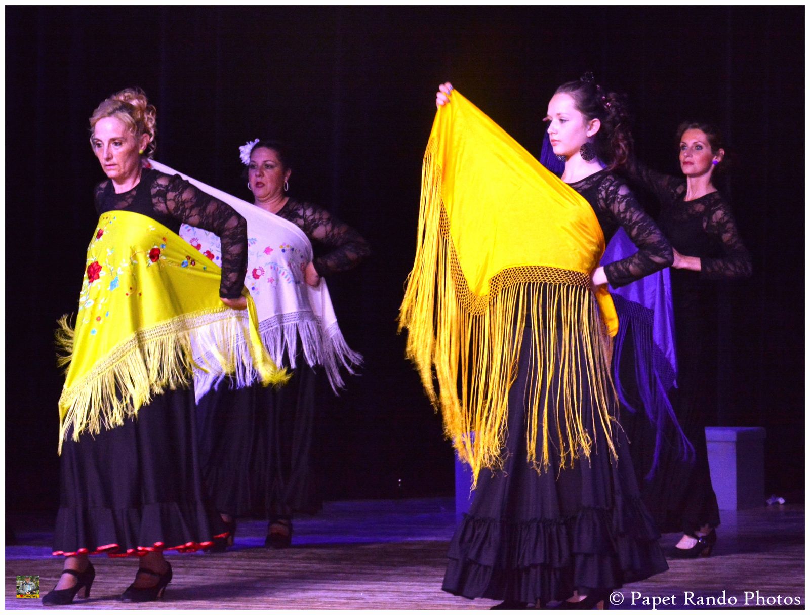 Groupe de Flamenco, ( photos lors de leur souper Spectacle dans la belle salle de la Ruche Verriere Lodelinsart ( vraiment une bells soirée)