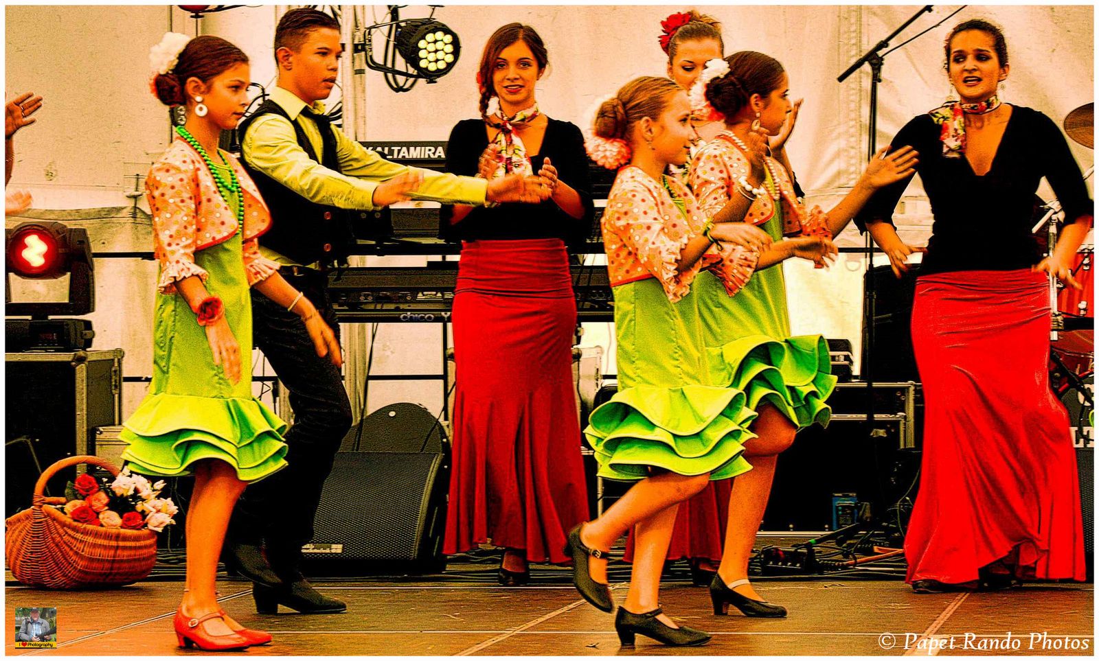 Le Groupe Las Estrellas Andaluzas, a la Feria de Gilly en 2015 