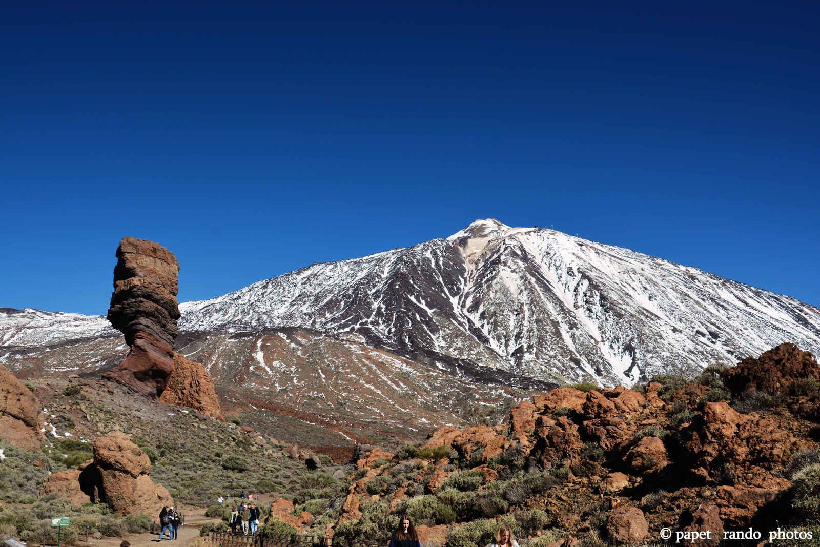 15 ans de randos sur le Teide ( 2004 la premiere) en janvier,fevrier,mars, avec quelques fois beaucoup de neige 