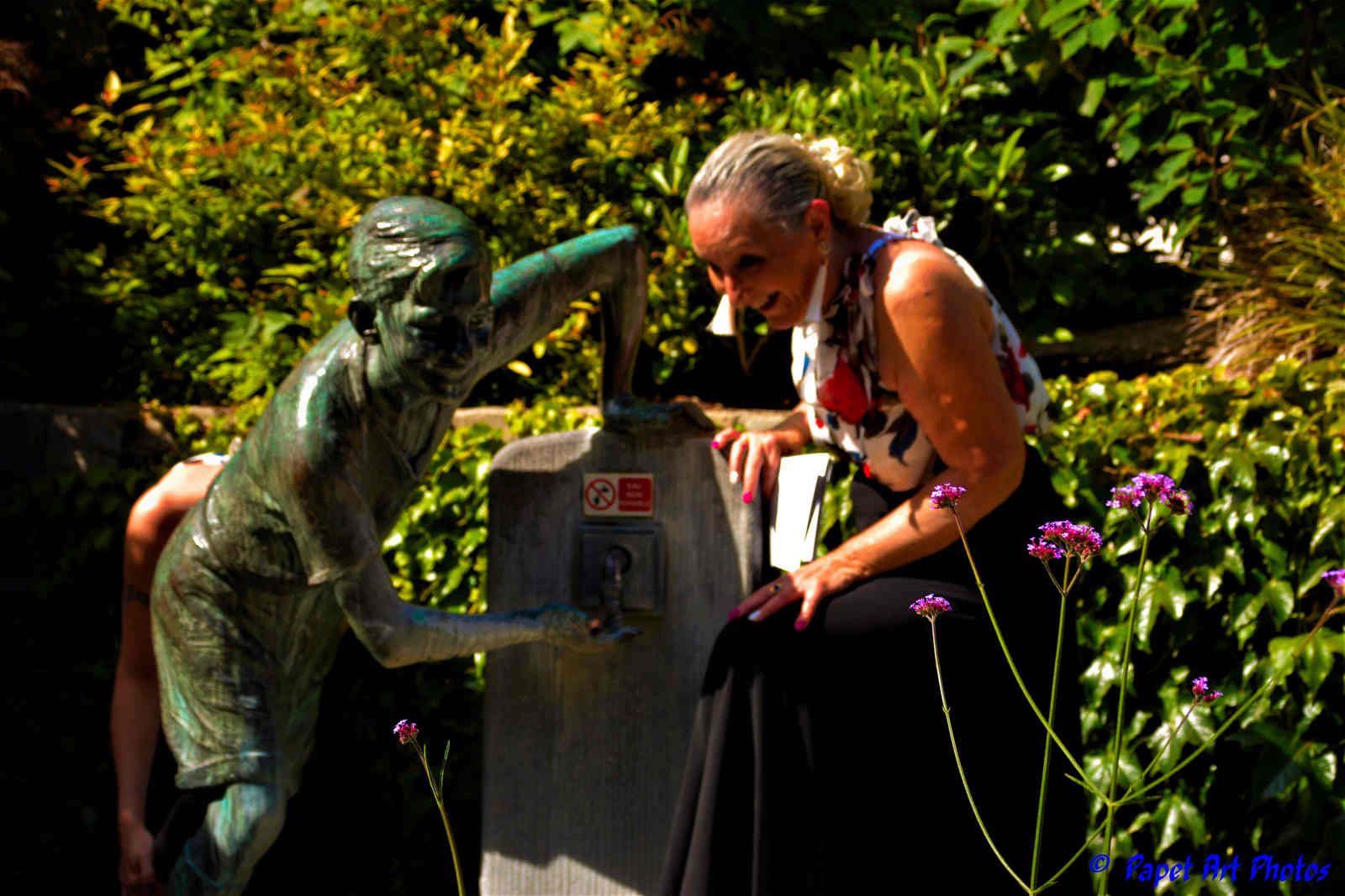 Duende de Flamenco en balade a Mons, Grand Place,  au Jardin du Mayeur a Mons, sous soleil