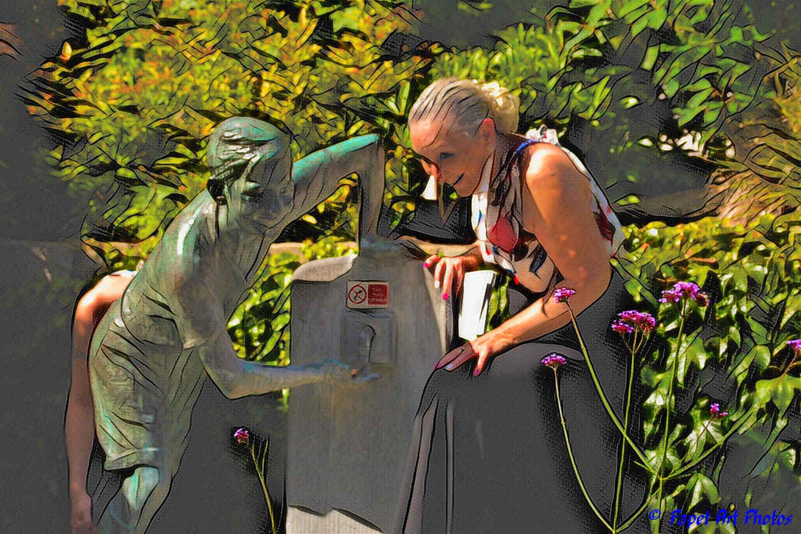 Duende de Flamenco en balade a Mons, Grand Place,  au Jardin du Mayeur a Mons, sous soleil