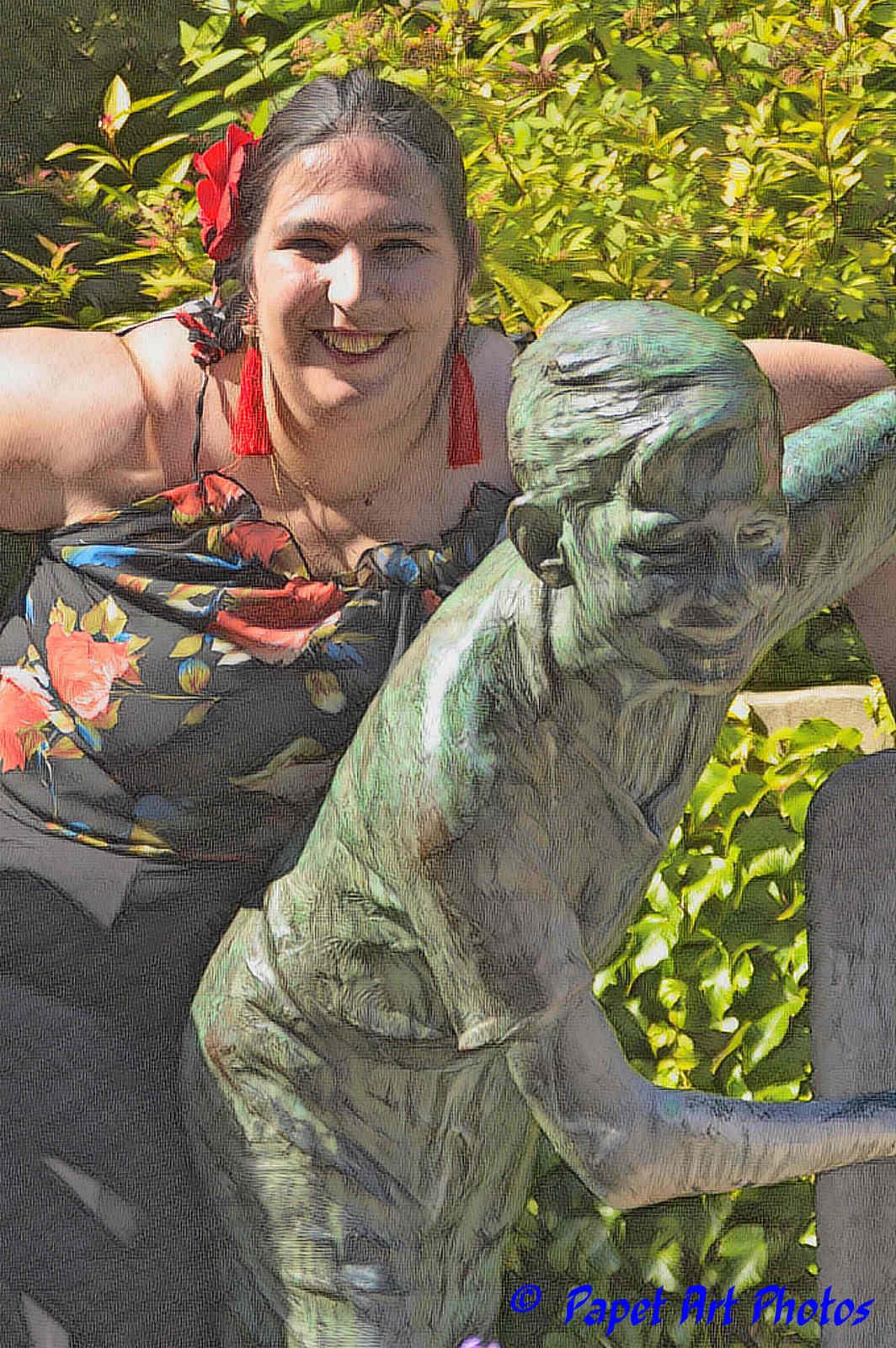Duende de Flamenco en balade a Mons, Grand Place,  au Jardin du Mayeur a Mons, sous soleil