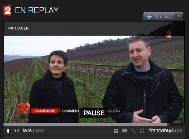 France 2 en Champagne - Biodynamie - Champagne Franck PASCAL - Champagne de Vignerons http://pluzz.francetv.fr/videos/jt20h_,113717996.html