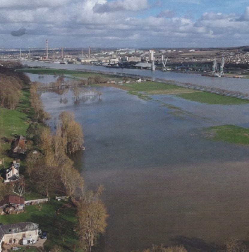 La crue de la Seine de 2018 à Hautot-sur-Seine