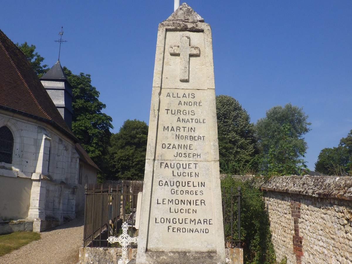 Les poilus du monument aux morts de Hautot sur Seine