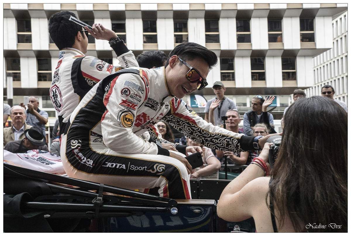 Parade des pilotes engagés au 24H du Mans 2018.