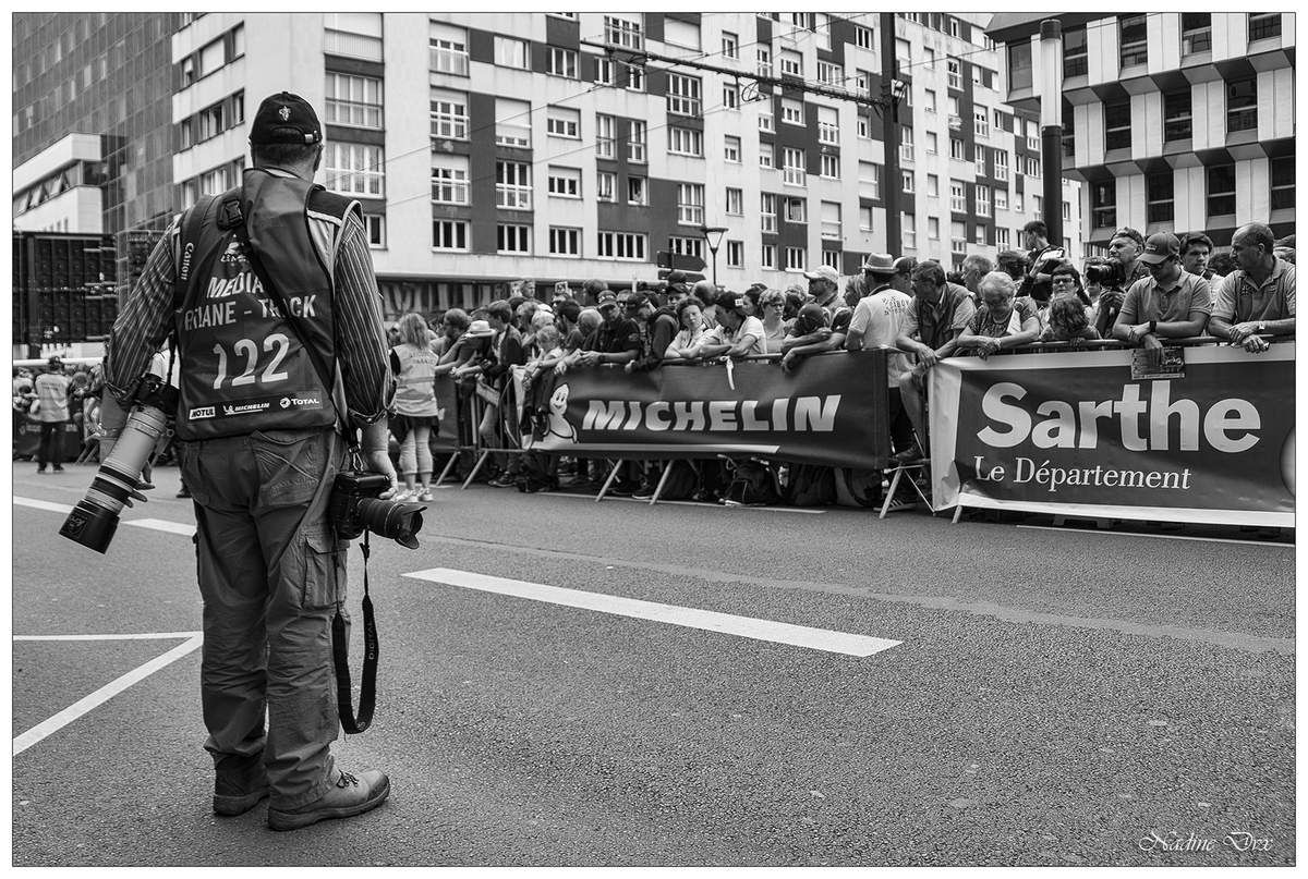 Parade des pilotes engagés au 24H du Mans 2018.