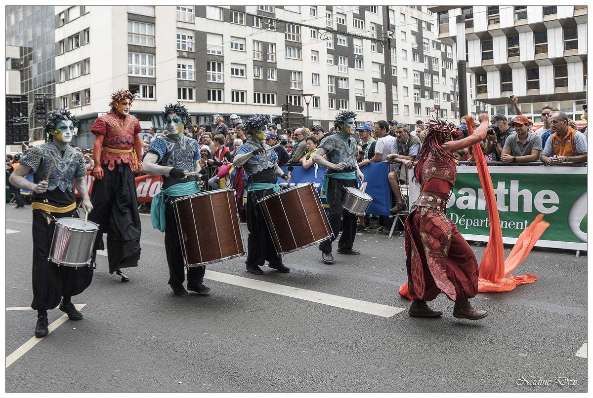 Parade des pilotes engagés au 24H du Mans 2018.