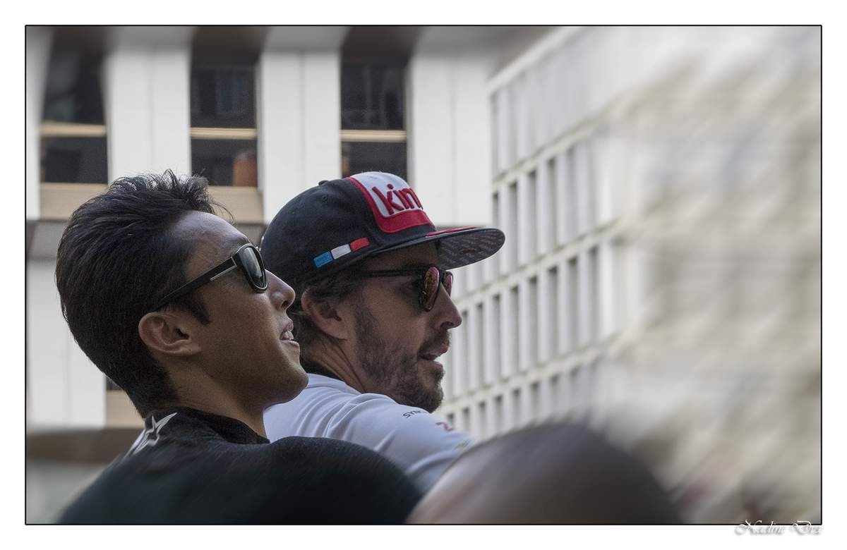 Parade des pilotes engagés au 24H du Mans 2018.