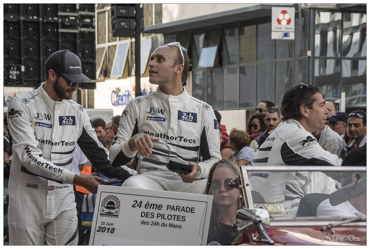 Parade des pilotes engagés au 24H du Mans 2018.