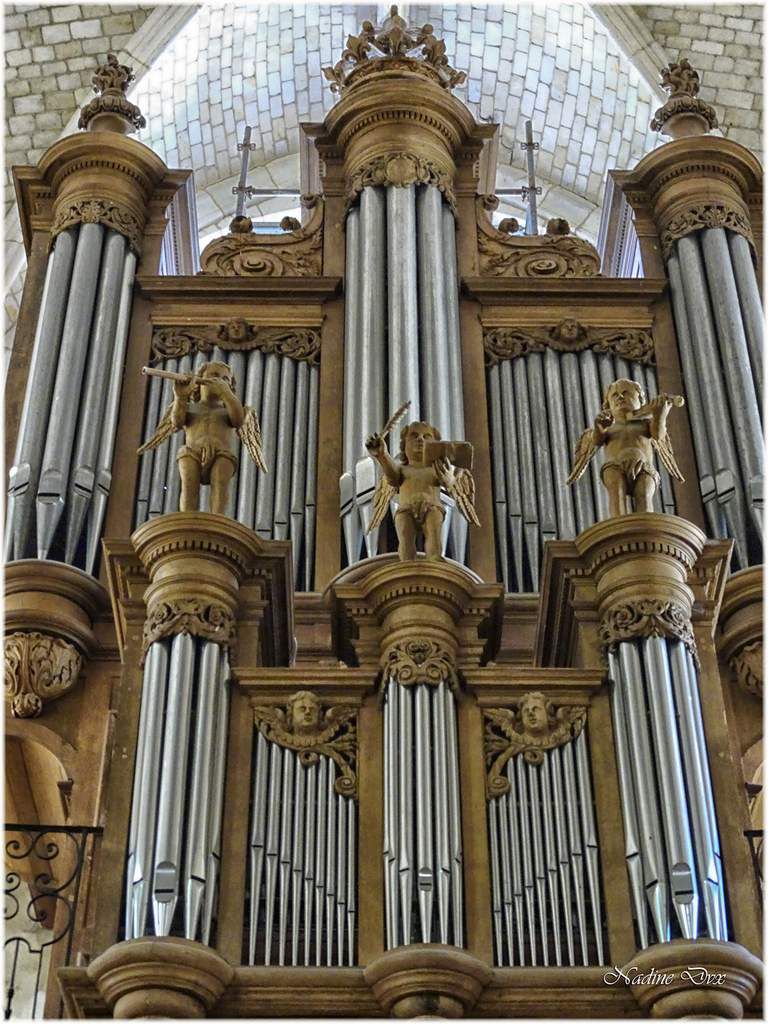 L'orgue classée M.H. de l’église Notre-Dame de Saint-Calais - Sarthe