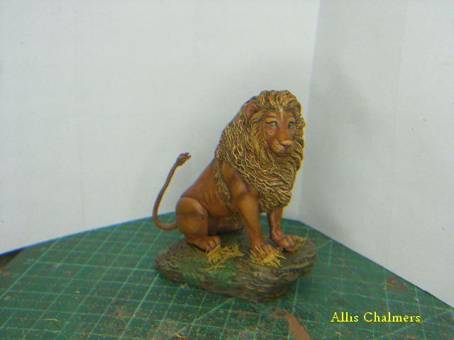 Peintures acryliques "" ARMY PAINTER "" et "" PRINCE AUGUST ""  Aslan le grand lion, est le personnage central du monde de Narnia
